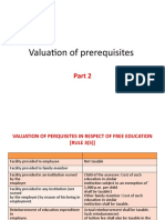 Valuation of Prerequisites2