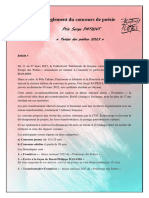 Règlement Du Concours de Poésie Guyane 2023