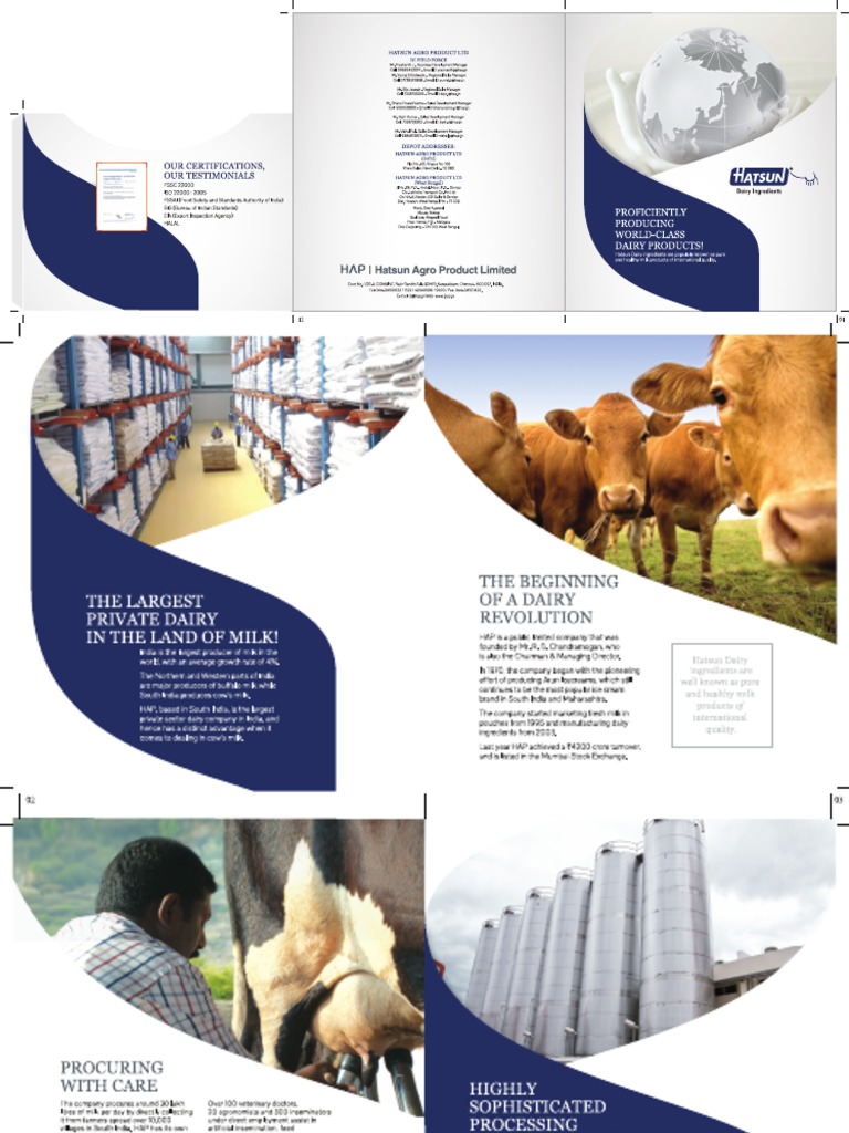 Hatsun Dairy Ingredients PDF