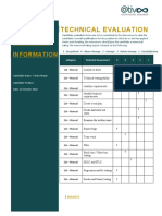 SQA - Technical Evaluation