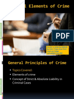 Essential Elements of Crime
