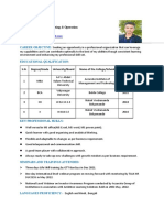 Resume Suvendu Paul Certificate