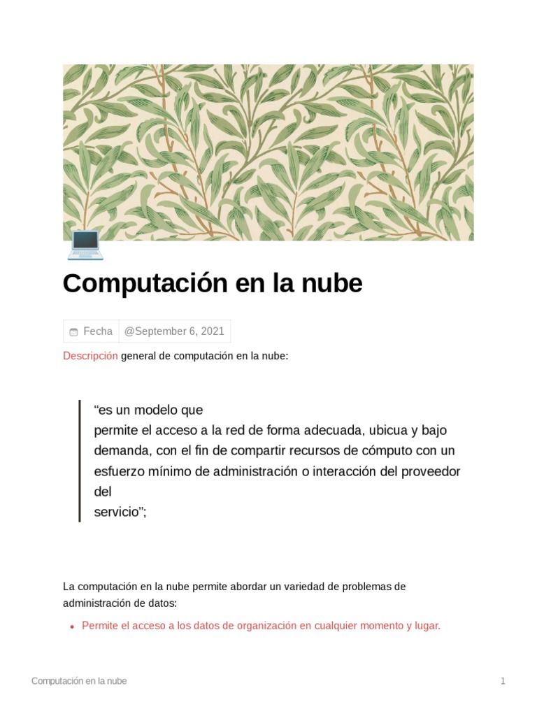 Guía sobre Computación en la Nube | PDF | Computación en la nube ...