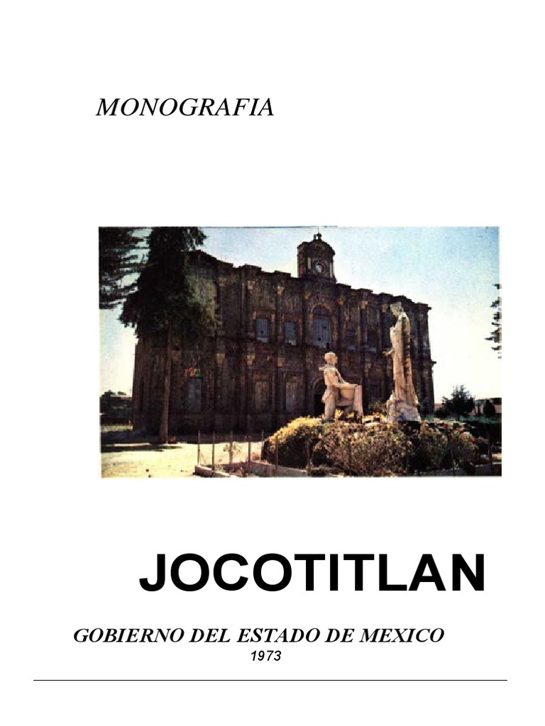 Jocotitlan Gobierno Del Estado de Mexico | PDF | México