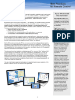 Best Practices For Remote Control Applications (PDF) - Added 4 - 3 - 20
