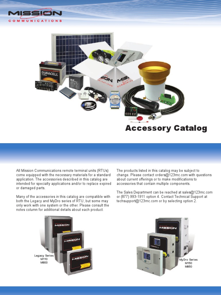 Accessory Catalog - Updated 10-1-21 | PDF