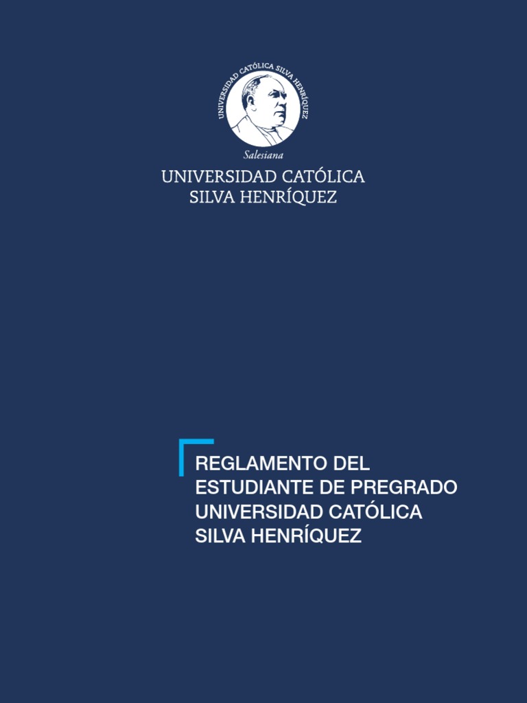 Reglamento Del Estudiante de Pregrado Universidad Catolica Silva ...