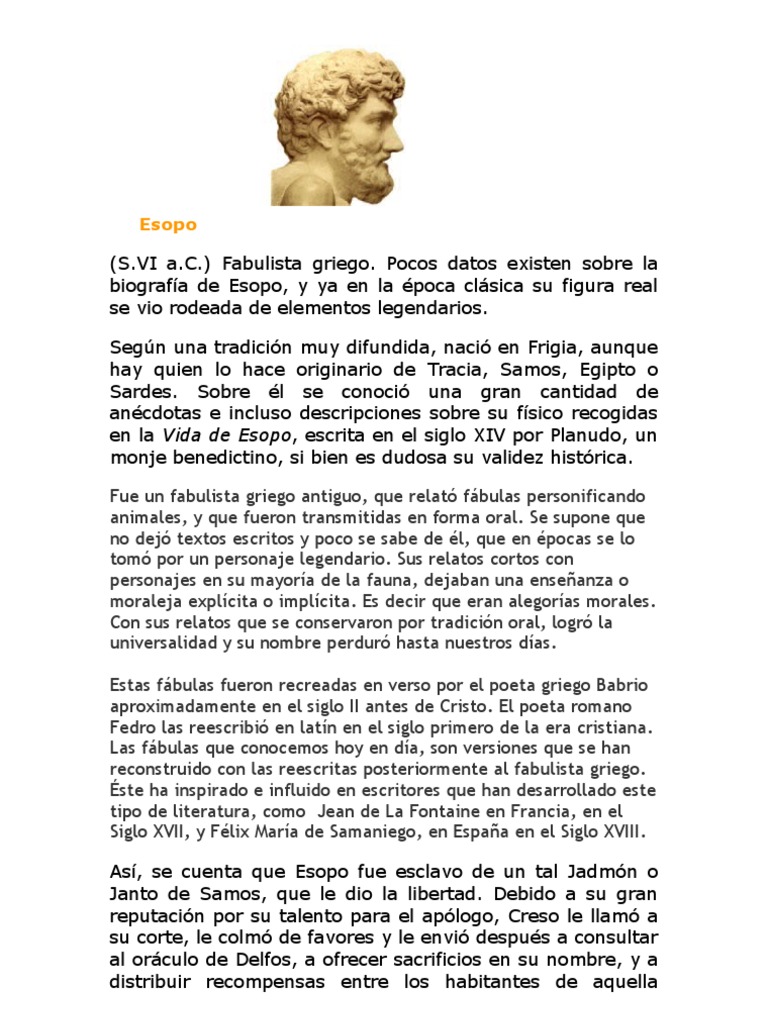 Fabula El Raton y La Rana | PDF | Esopo | Fábula
