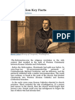 Reformation Key Facts