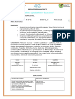 Proyecto 7 Matemática ESTADISTICA