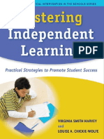 Fostering Independent Learning - Practical Strategies To Promote Student Success - Compressed