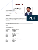 Muhammad Awais CV