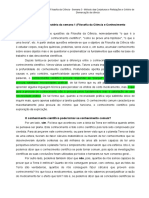 Filosofia da Ciência - Método das Conjeturas e Refutações