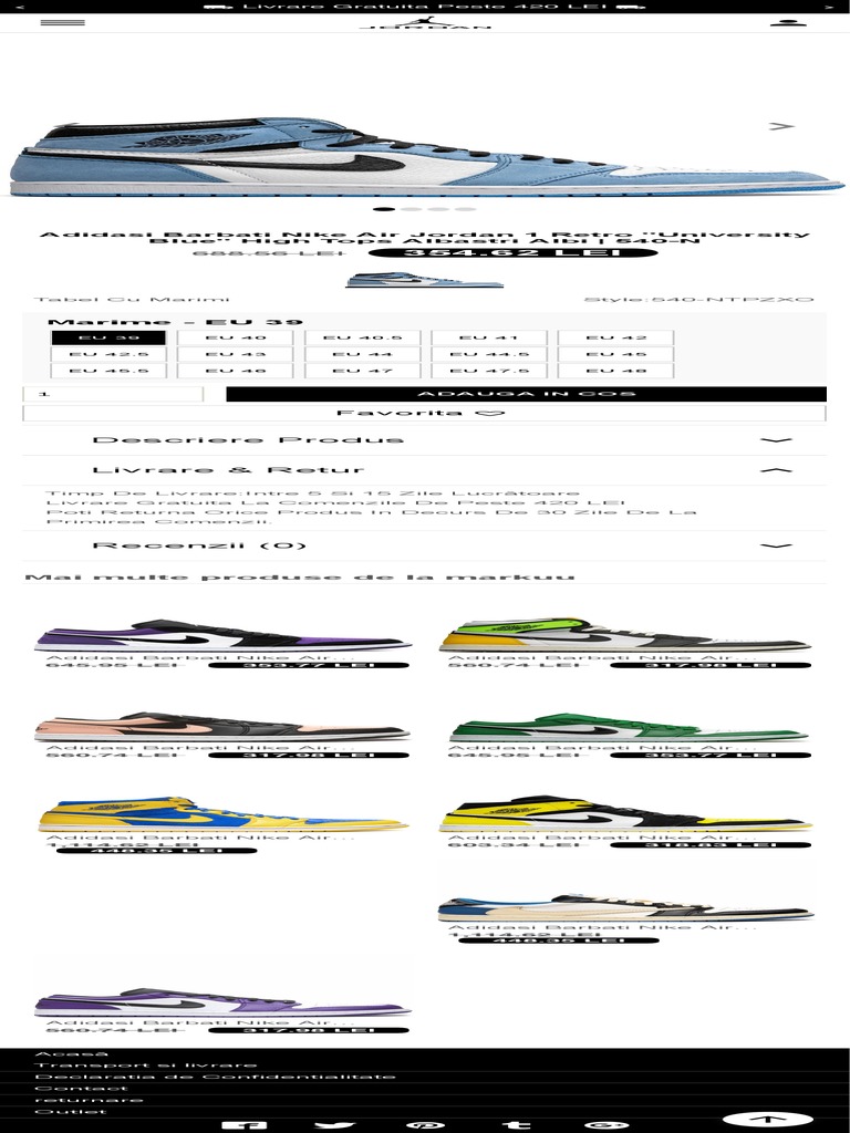 adidasi nike jordan ieftini