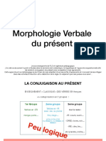 Morphologie Verbale Present