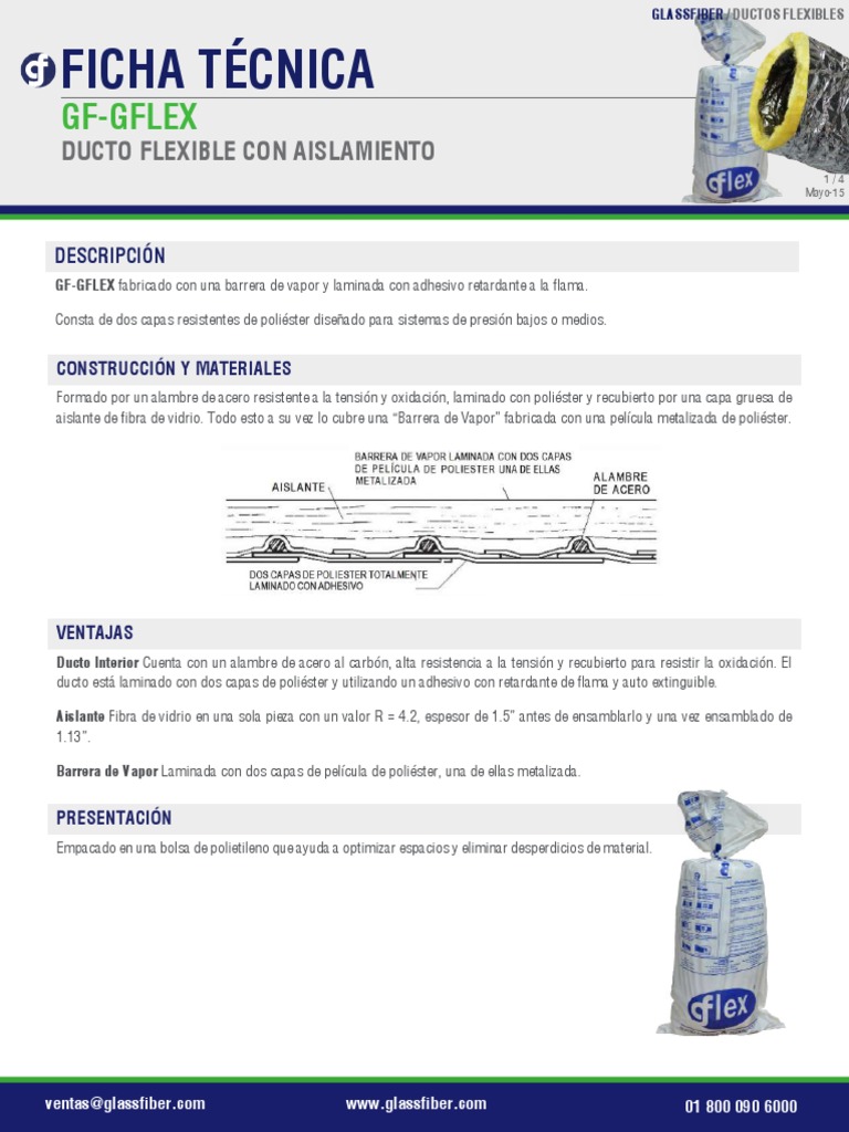 Ducto Flexible Descargar Gratis Pdf Tubería Transporte De Fluidos