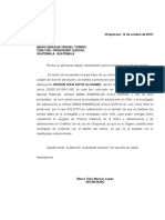 Chiquimula 14 de Octubre de 2019. Ingeniero: Mario Enrique Oregel Torres Cidej Del Organismo Judicial Guatemala, Guatemala