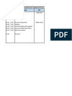 Rundown Acara Training