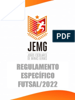 Regulamento Futsal JEMG 2022