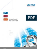 Control de actuador AC 01.2/ACExC 01.2 Profibus DP