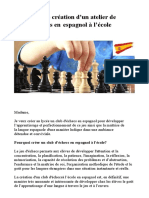 Projet Atélier Jeu D'échecs en Espagnol