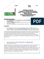 Chapter 14 - Student Worksheet #3 - Common Forms of Investments