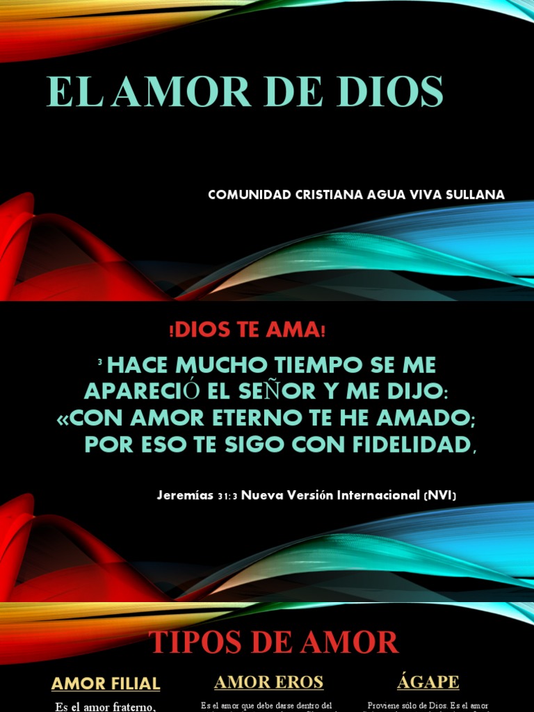 El Amor Eterno de Dios en la Biblia | PDF | Amor | Dios
