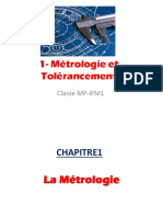 Métrologie Tolérancement - Master - Chapitre 1 - 3