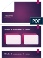 Ordenamiento de Vectores