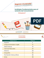 6° Matriz de Aprendizajes Fundamentales para El Reforzamiento Del Conocimiento