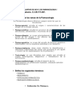 Evaluacion de AO1 de Farmacologia I GABRIELA BALSEIRO