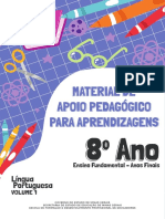 8 Ano 1 Bim - MAPA - EF2 - 8ano - Portugues - PF