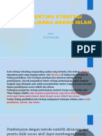 1.pengertian Strategi Pembelajaran Agama Islam