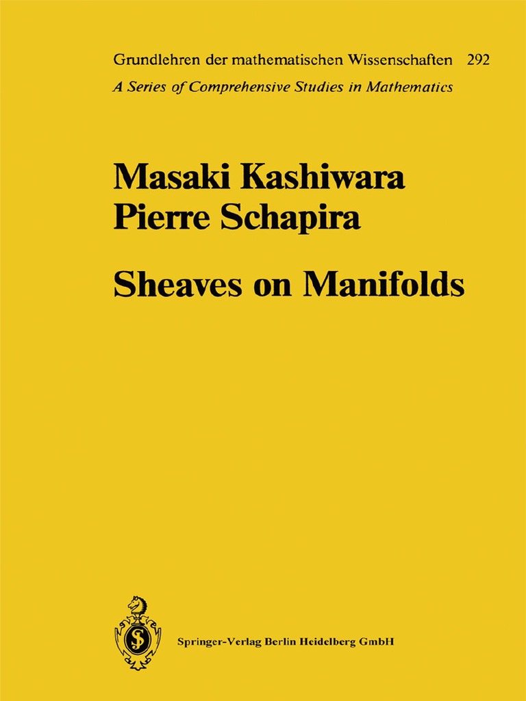 Sheaves Manifolds PDF Teaching Mathematics Mathematical Analysis
