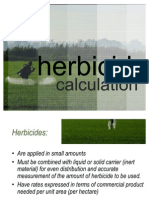 Herbicide Calculation