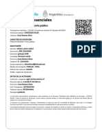 Actividades Esenciales: NO Autorizado Transporte Publico