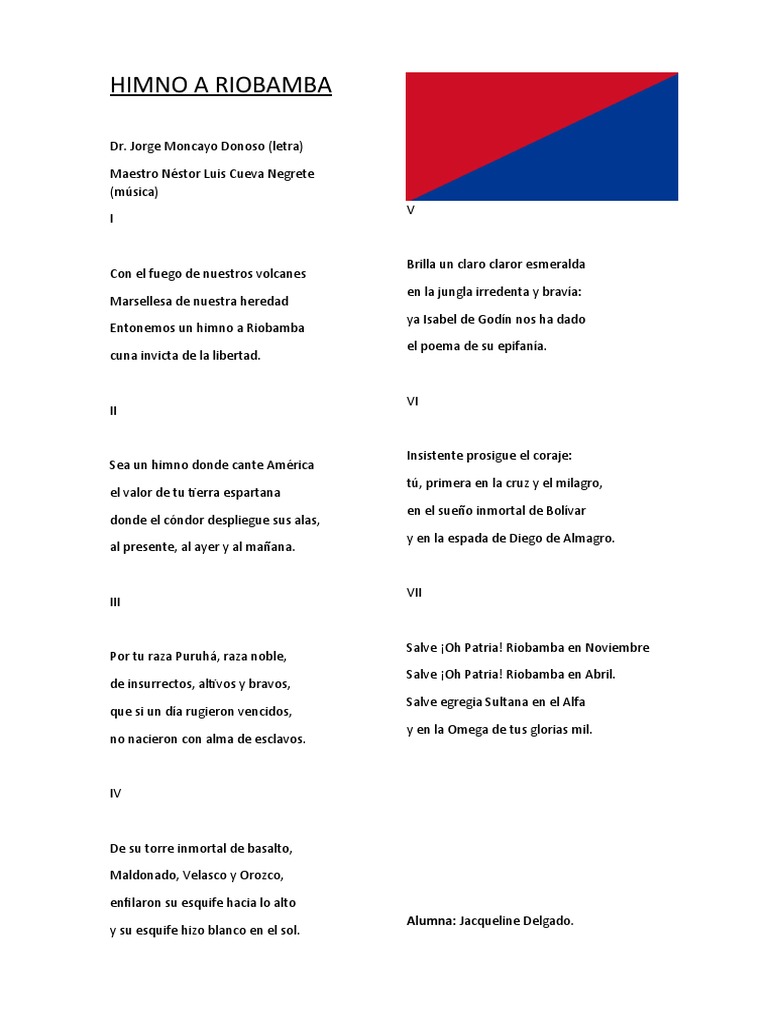 Himno A Riobamba Pdf