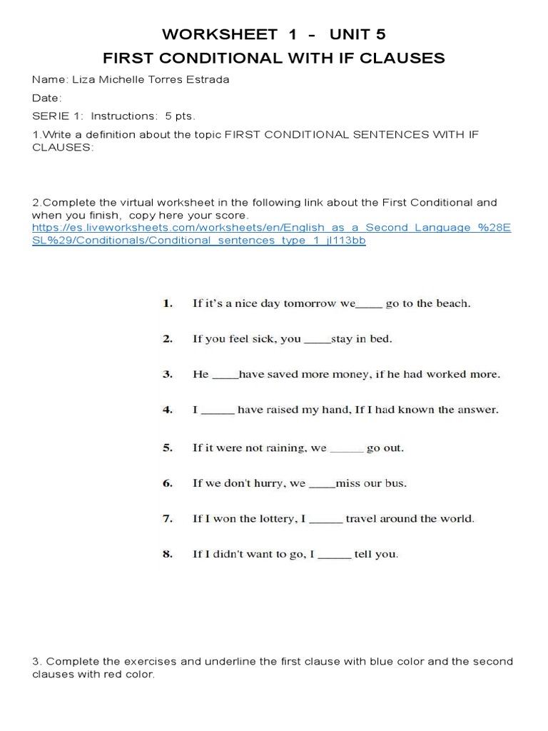 Worksheet 1 - Unit 5 | PDF | Language Arts & Discipline