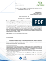 Desafios enfrentados por pequenos negócios na pandemia