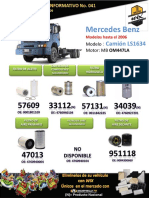 BOL INF 041 KIT Mercedes Benz Camion LS1634
