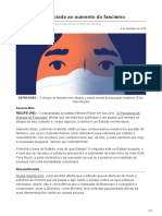 Depressão Associada Ao Aumento Do Fascismo