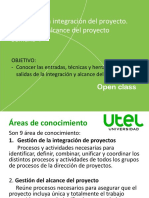 Gestión proyecto integración alcance