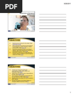 Fall 2011 EMT Lectures