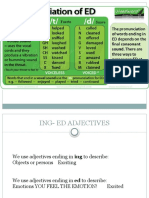 Ed Ing Adjectives