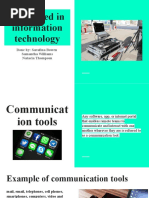 Tools Used in Information Technology