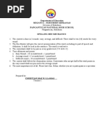 Spelling Bee Competition Guidelines | PDF | Spelling | Human Communication