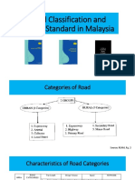 Road Classification and Design Standard in Malaysia