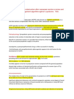 Ogilvies Syndrome TOG Summary