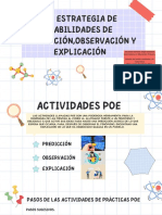 La Estrategia de Habilidades de Predicción, Observación y Explicación