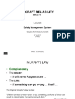 Aircraft Reliability: Safety Management System